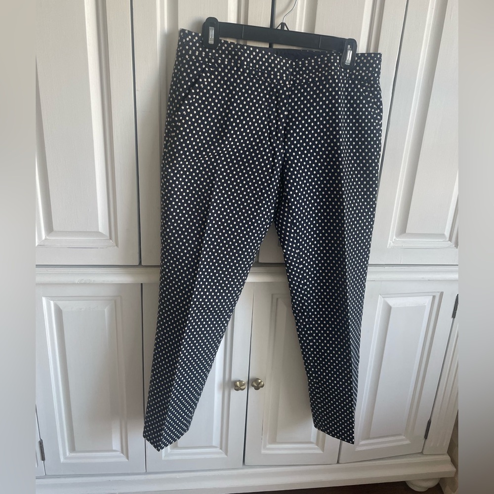 Tory Burch Polka Dot women’s crop slacks.
